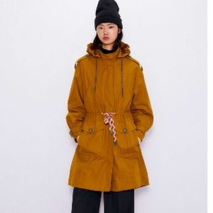 Zara trench coat mustard.